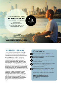 Mindful In May flyer